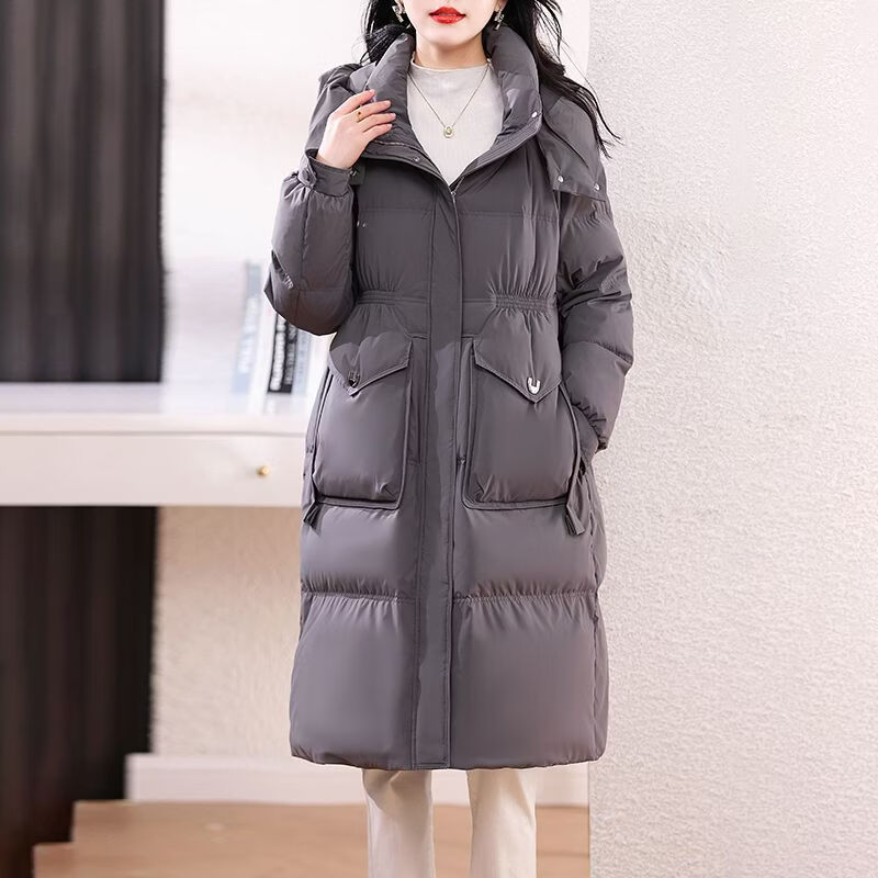 女士羽绒服女款短款中长款户外运动服饰2025年新款促销包邮 紫色 S