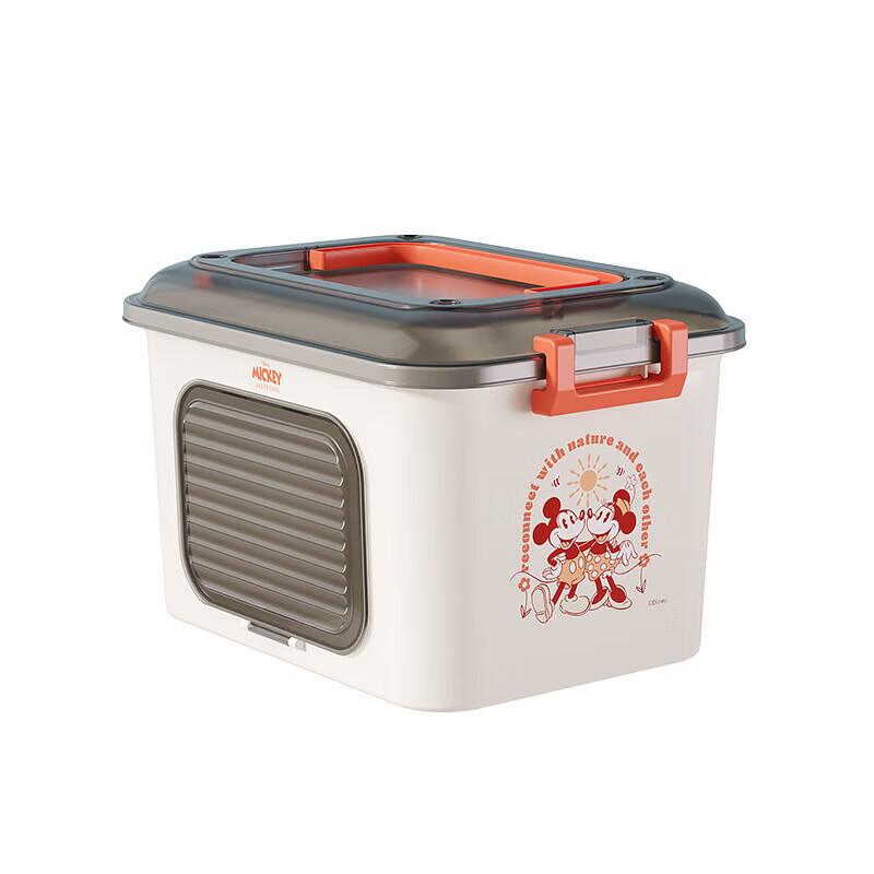 【精选厂家】手提儿童玩具收纳箱积木毛绒娃娃大容量透视储物收纳 草莓熊粉色