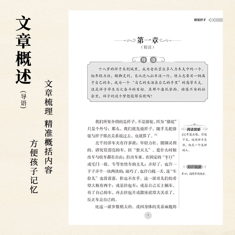 当当正版 钢铁是怎样炼成的 骆驼祥子 昆虫记经典常谈 配套人教版人民教育出版社七八九年级必读正版课外阅读书籍名著语文书目全套 【配套人教版】骆驼祥子 赠阅读手册 七年级下
