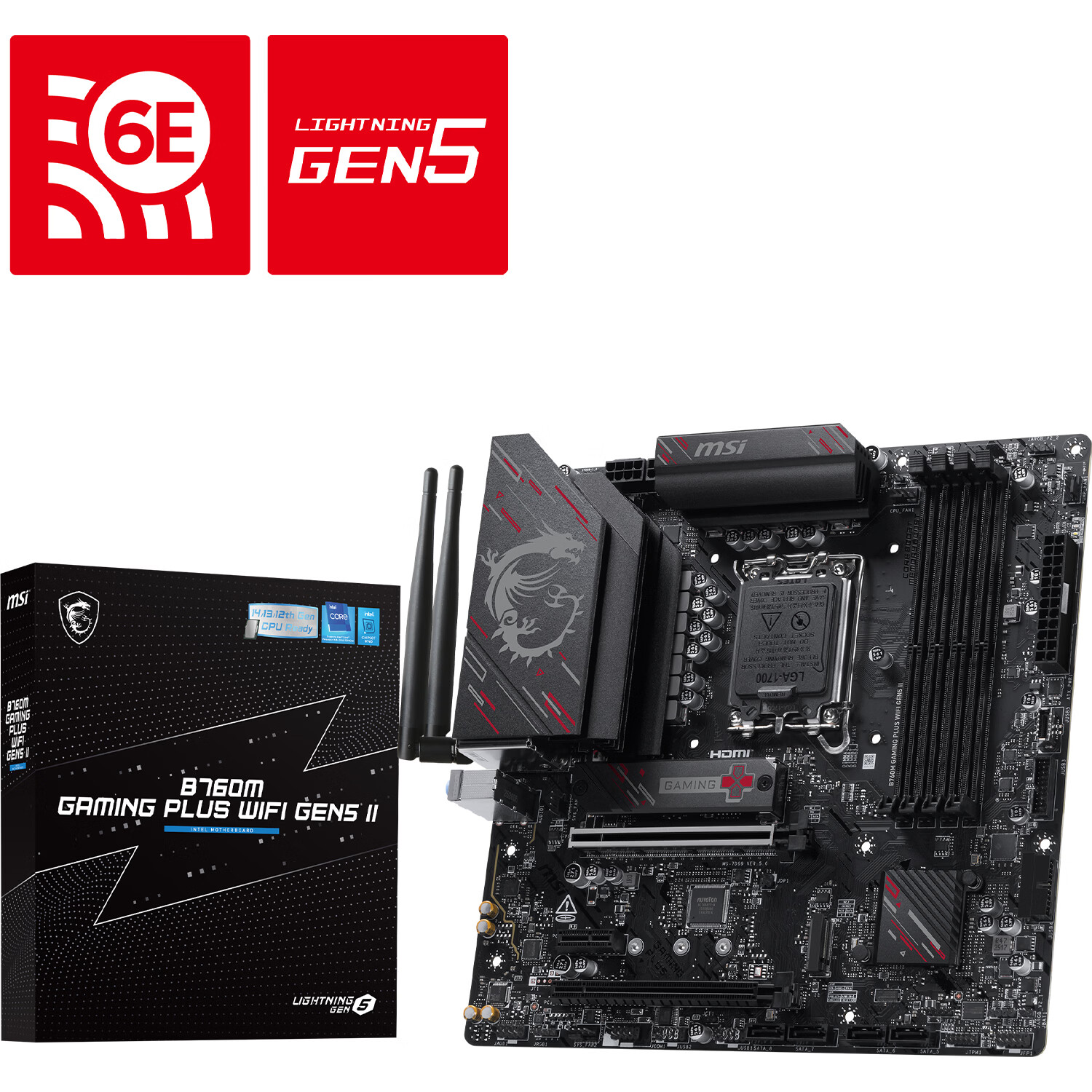 微星 B760M GAMING PLUS WIFI GEN5 II 图 7