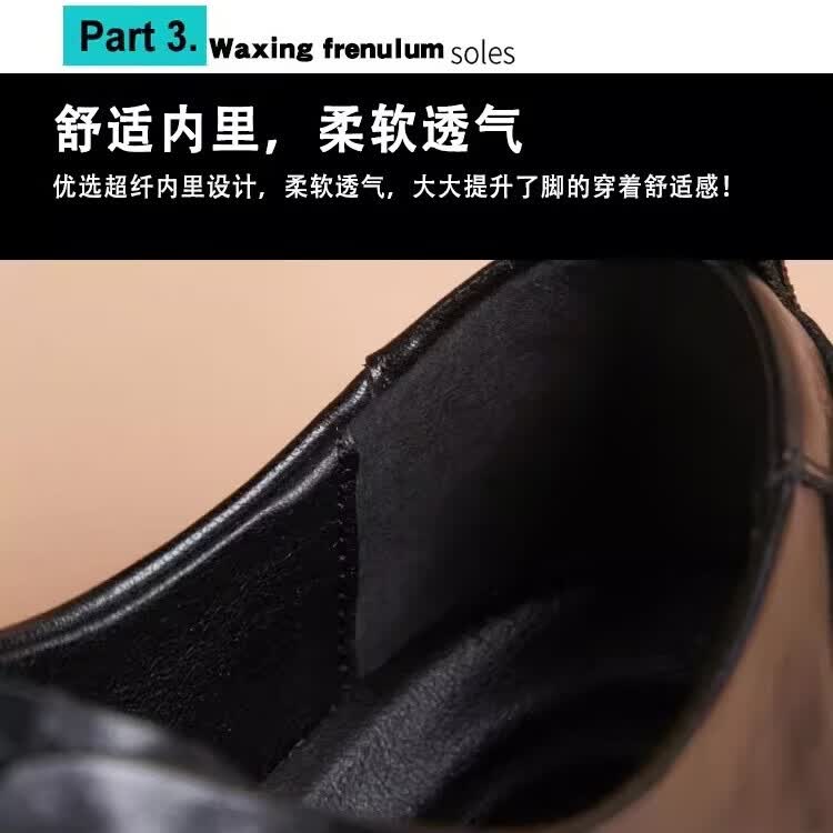 Walker Shop高档皮鞋男款2026新款厚底增高商务休闲潮流男鞋防滑百搭结婚婚鞋 黑色内增高【品牌男鞋 礼盒包装】 40