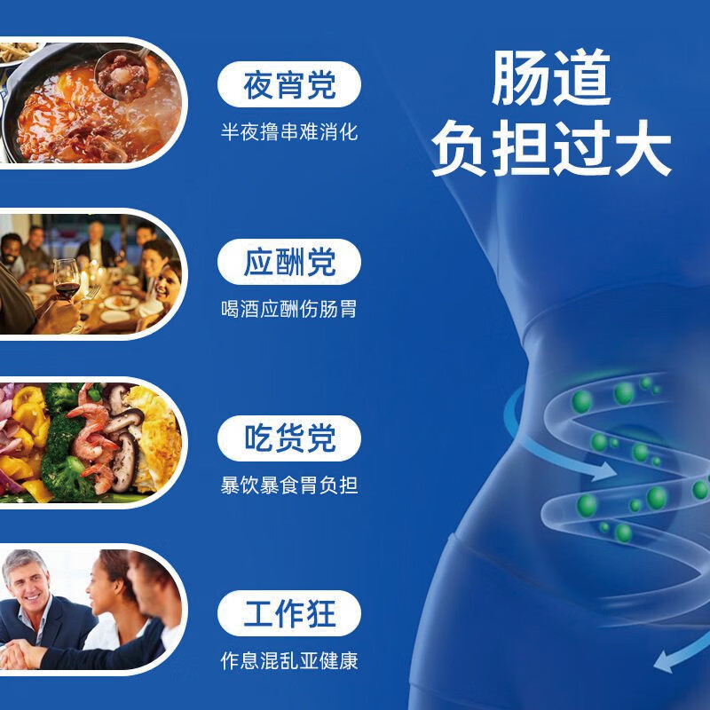 谯山谷益生元益生菌活性菌株科学配比独立包装全家适用日常营养补充佳品 益生元益生菌 60g*5盒