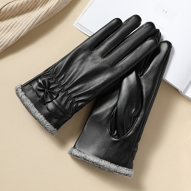 OLOIUPUƤ����Ů���ﶬ�����ޱ�ů����Ħ�г�������ˮ���紥���������� PUŮë�ߺ������ɫ ���� 39Ԫ