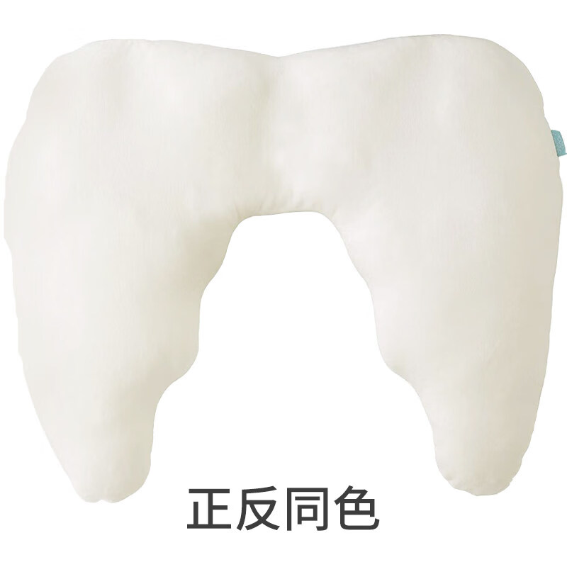 西川（NISHIKAWA）兒童枕頭0-2歲3歲以上5歲7歲寶寶枕頭防壓防掉床安撫分床神器 天使之翼兒童多功能安撫枕-米色