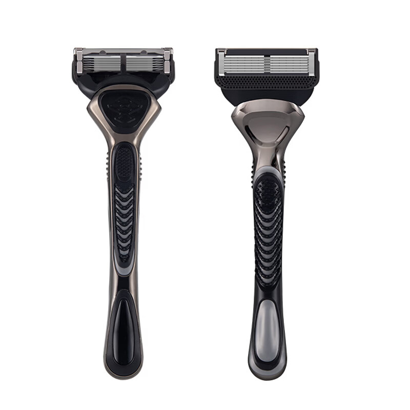 吉耏利新款六层手动刮胡刀男士剃须刀适配锋隐致顺刀架系列德国原装进口刀片 金属刀架+12刀头送收纳盒+剃须膏