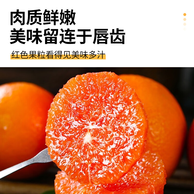 正宗江西赣南血橙生鲜水果橙子（10斤装） 净重9斤 80-95mm