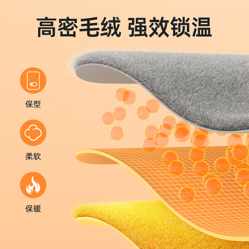 久量（DP）热水袋暖水袋充电大号加长暖宝宝亲肤暖肚子暖手脚暖被窝安全防爆 短款灰【一体式+亲肤绒+自动断电】 【充电简单保暖持久】