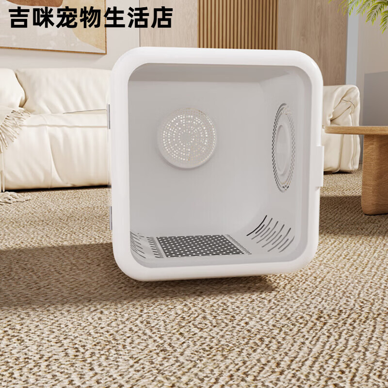 來旺兄弟（L&W BROS.）62L烘干箱智能貓狗烘干機全自動寵物吹水機大功率寵物恒溫烘干箱 62L白色標準款