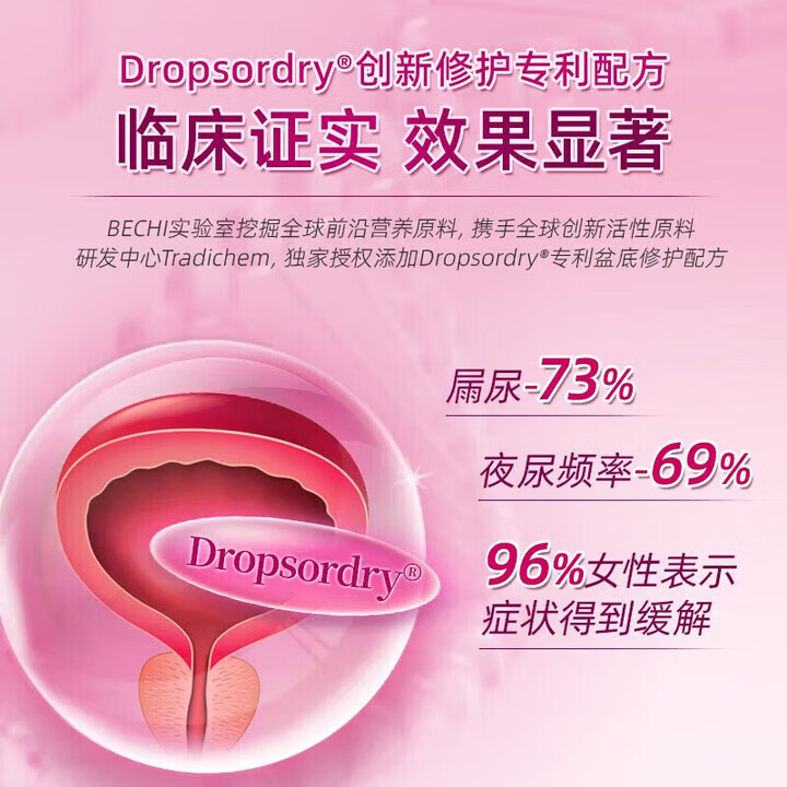 BECHI西班牙进口修护胶囊专利盆底肌素 BECHI盆底素 胶囊 30粒*1盒