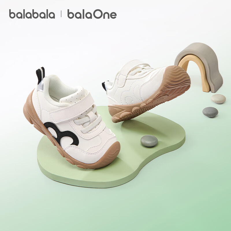 巴拉巴拉宝宝学步鞋婴儿童鞋男童女童鞋子春秋防滑鞋子撞色