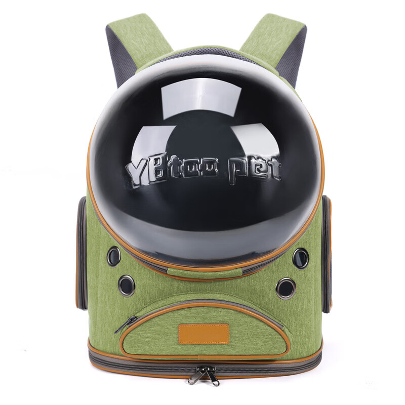 悦佰兔航空箱猫笼子猫包狗笼太空舱狗笼子外出包透气宠物包宠物书包 耐抓耐磨大容量透气(18斤内)绿色