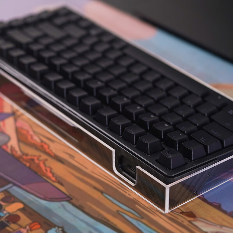 圆佑堂键盘防尘罩适用ROG夜魔Extreme游侠2 98夜魔X键盘保护盖防尘盖 ROGExtreme【防尘盖&底托】两用-透明款