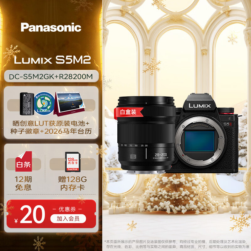 ���� ΢��ȫ����������� LUMIX S5M2 28-200mm 12493Ԫ(������)