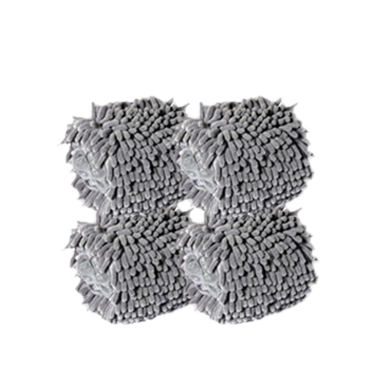 享家美雪尼尔拖把家用一拖净免手洗2026新款刮水一体家用三合一42cm平板 4块雪尼尔替换拖布