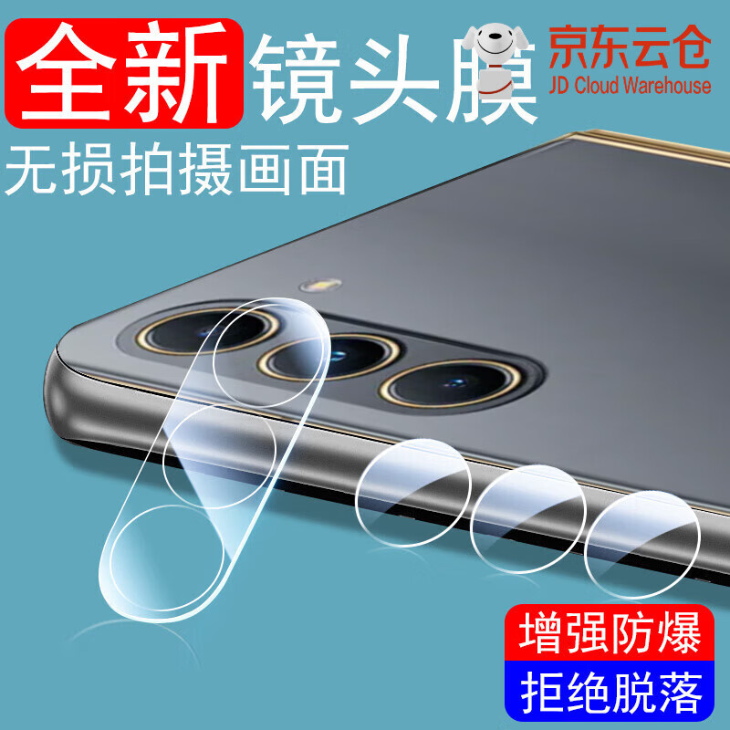 精纲盾 三星w24镜头膜w9024摄像头保护w2024手机后视相机镜贴摄影配件盖samsung折叠屏 三星其他型号 三星w24【2套*分体镜头膜】超清无损画质