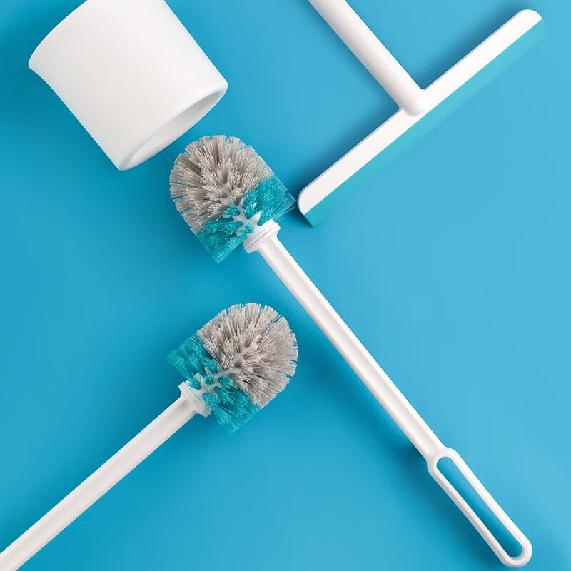 茶花【现货直发】卫生间马桶刷套装厕所刷软毛坐便刷马桶刷子洁厕刷带 洁境马桶刷(无底座)