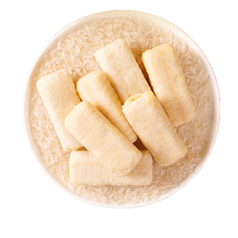 夹心米果能量棒台湾风味米饼蛋黄味儿童饼干零食小吃休闲食品追剧 小米果卷：【咸蛋黄＋海苔】10包