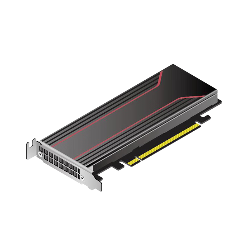 华为昇腾 Atlas 300V Pro+鼠标套装视频解析显卡 48G 国产计算大模型显卡推理卡Y