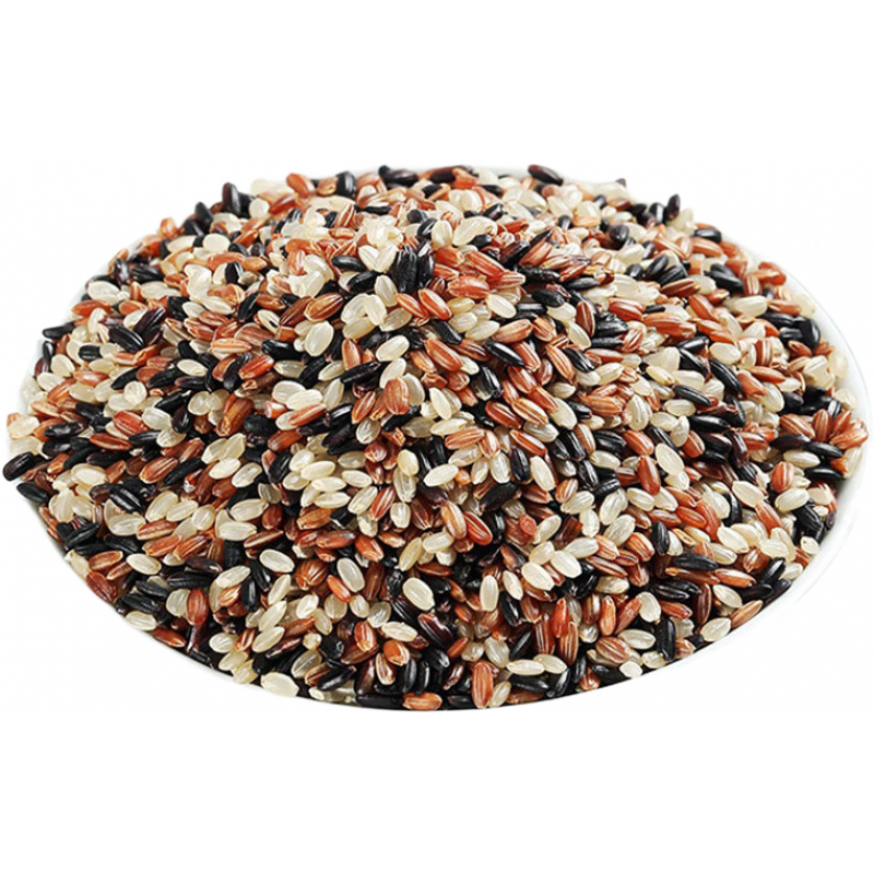 赤川三色糙米4斤黑米紅米五谷雜糧粗糧飯粥伴侶當(dāng)季新米真空包裝 三色糙米【4斤】