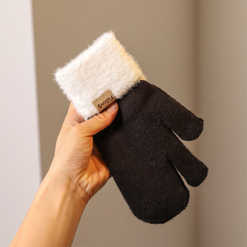 ���޵�ɫ�ʱ�ůë����֯����Ů����¶��ָ�ɴ����ɰ��Ӻ�ů�ﶬ�����з��� ��ɫ 14.4Ԫ