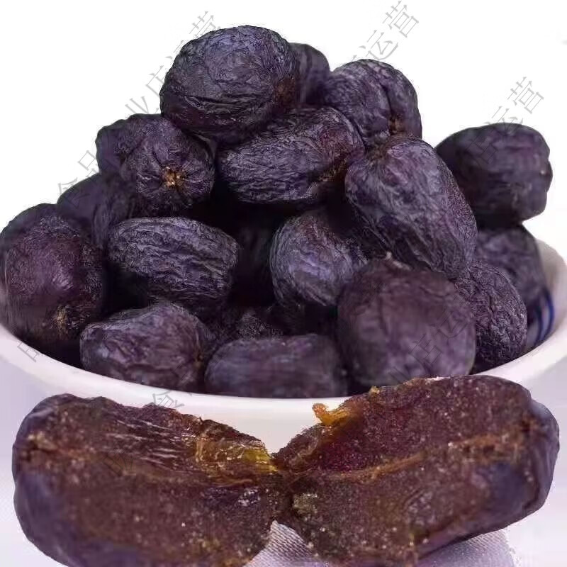 无核黑枣小圆枣无籽软枣河北特产山里生长人君迁子新货串糖葫芦 优选无核黑枣100克*1包 太行山农家黑枣君迁子