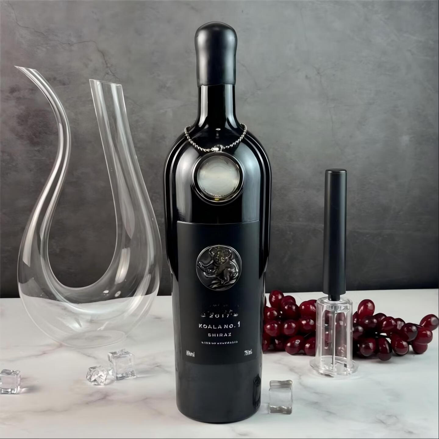 拉摩图堡考拉一号西拉干红葡萄酒2017年16度经典款澳洲原瓶进口蜡封重型瓶 整箱批发