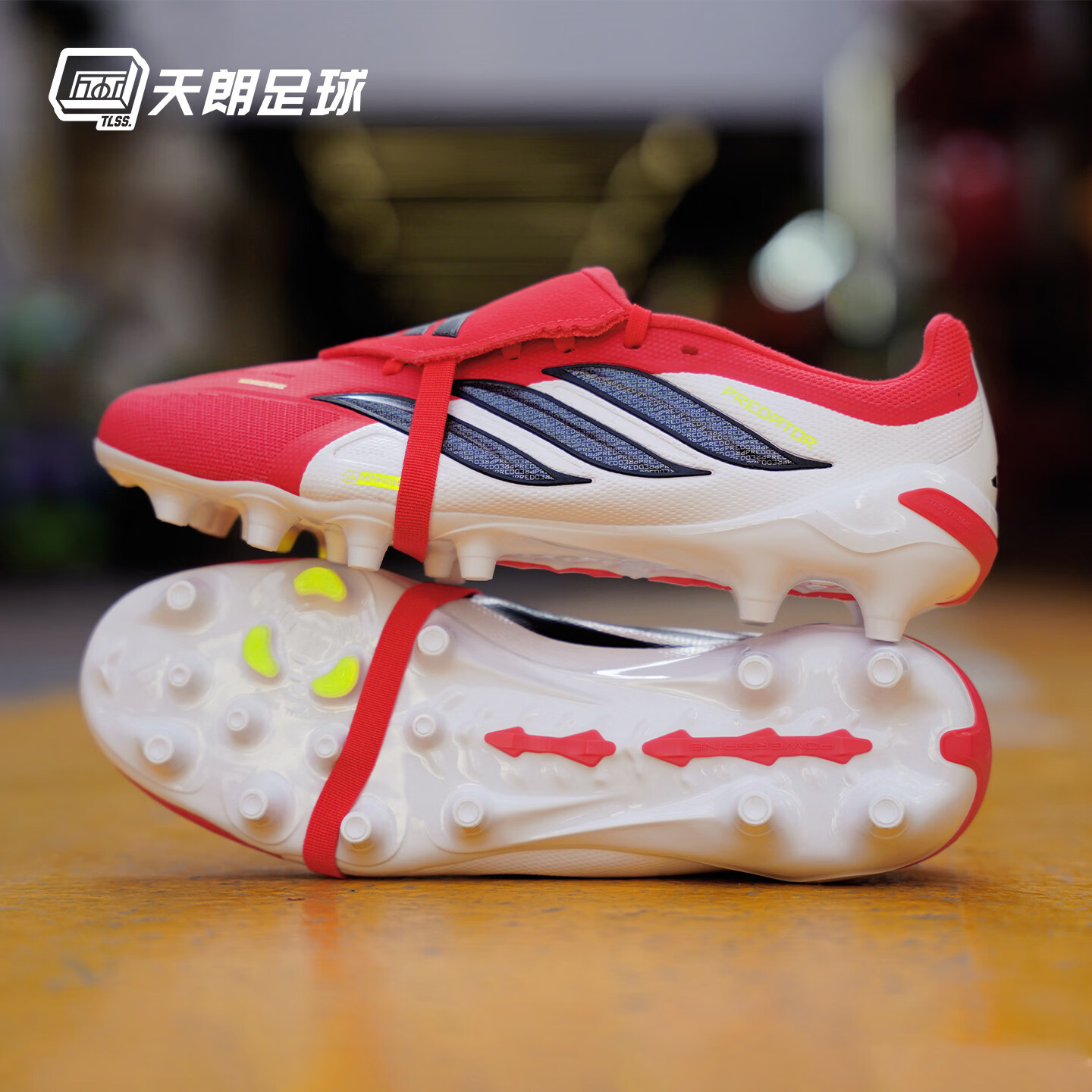 阿迪达斯（adidas）天朗足球阿迪达斯猎鹰PREDATOR中端翻盖鞋舌AG人草足球鞋JR7902 红白黑#JR7902 43 (275mm) UK9