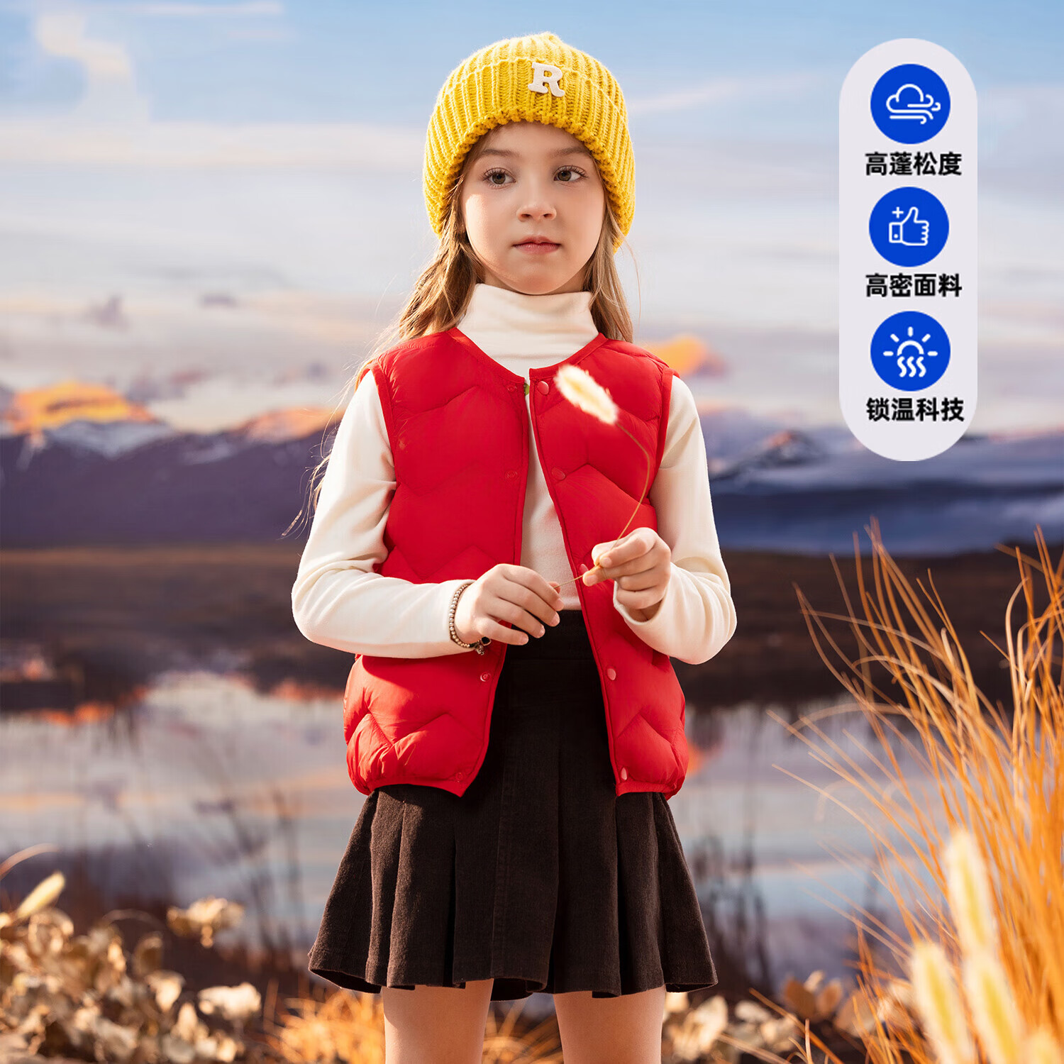 儿童背心秋冬坎肩男童女童春秋内穿外搭棉马甲小背心 粉红色 100 （推荐身高73-85cm）