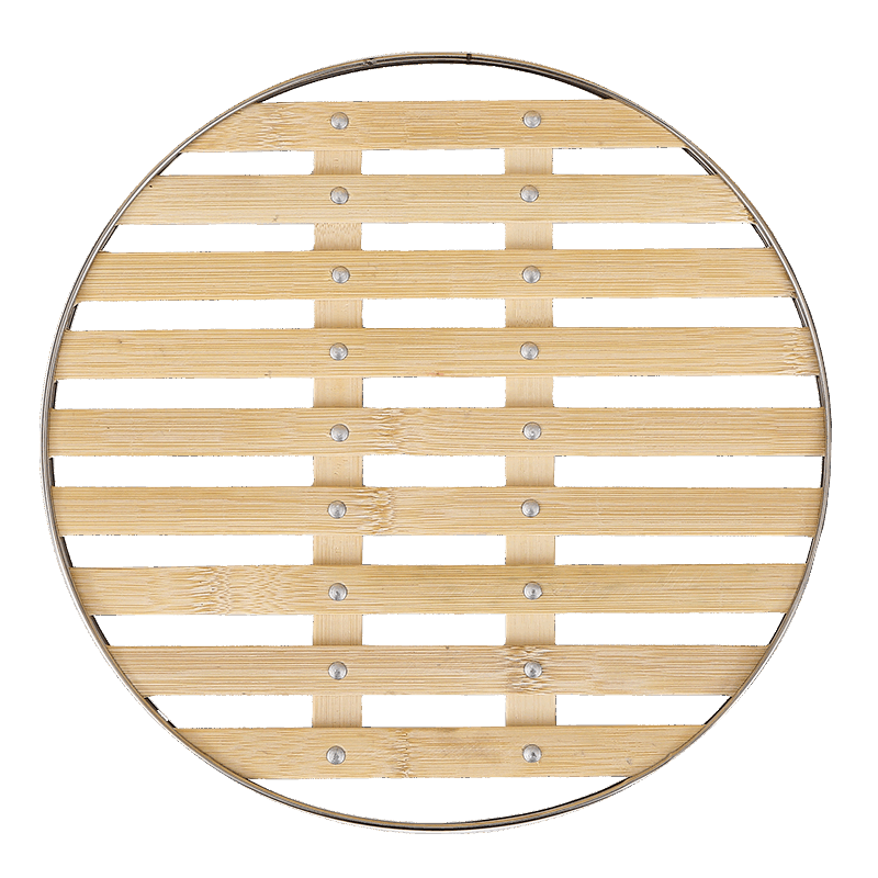 咏夏篦子竹蒸片蒸锅篦子蒸格蒸片蒸馒头家用不锈钢蒸屉垫大铁锅竹篦子 加厚包边竹篦子26cm【送布】