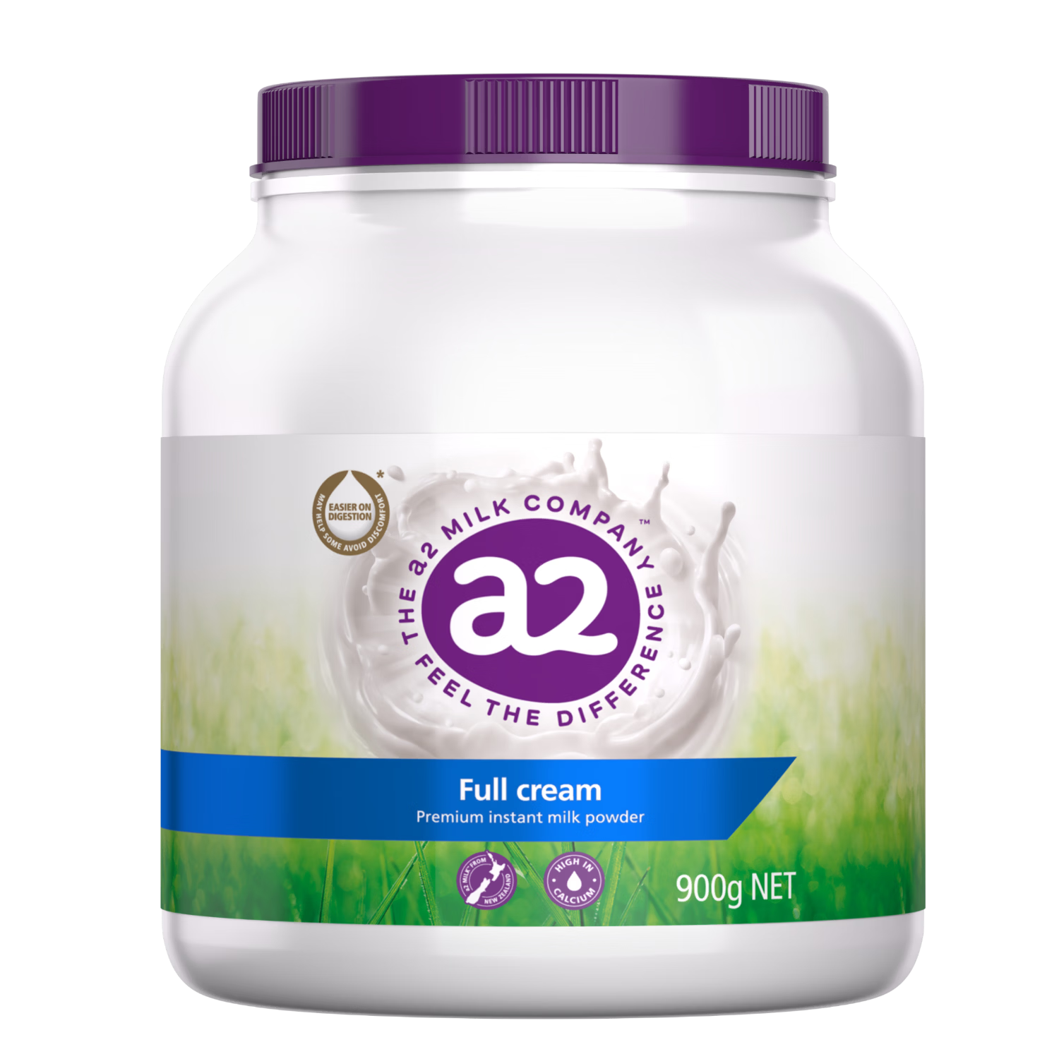a2奶粉成人进口全脂学生中老年奶粉紫吨吨高钙高蛋白紫蓝胖子900g