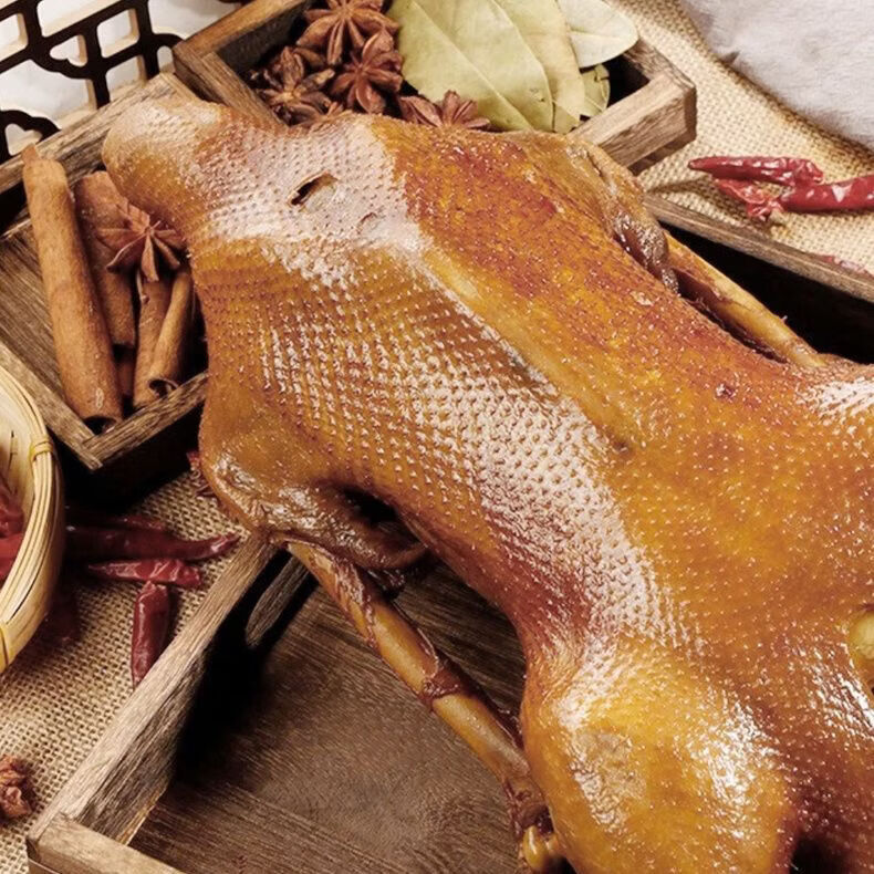 渝心正宗【荣昌卤鹅】重庆特产美食江哥同款凉拌整只带调料熟食卤味 正宗荣昌卤鹅 【大鹅2.8-3.2斤】 送3袋调料