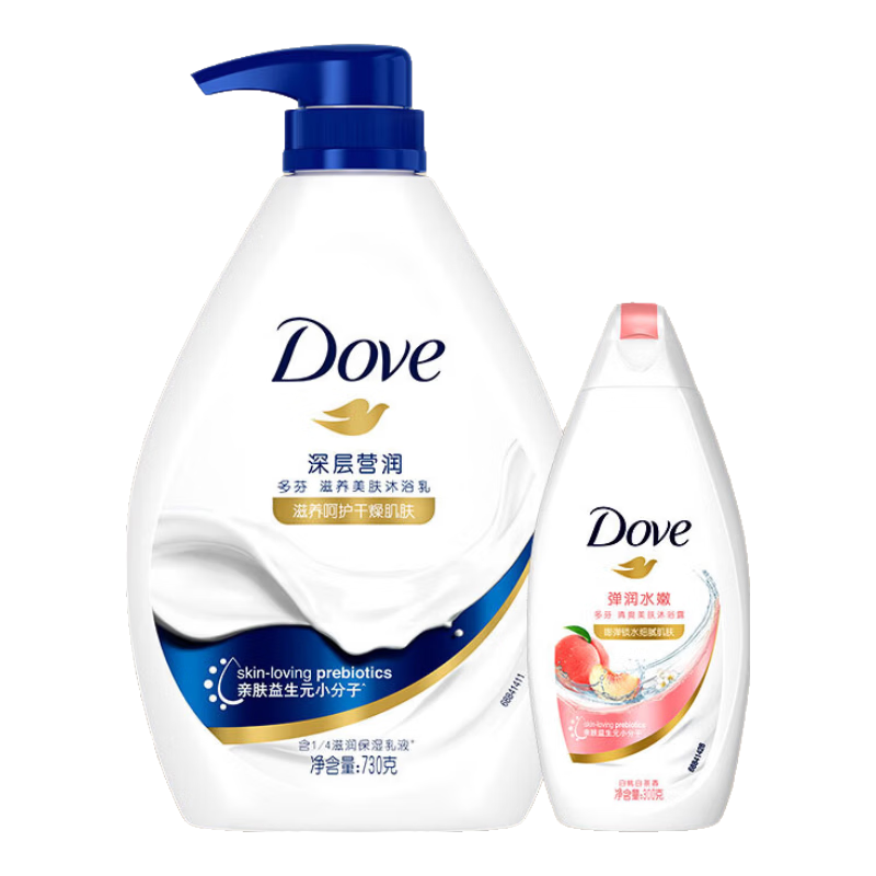 ���ڲ�������ң�Dove����ԡ¶��Ůʿ��ʪͨ�ó־�����72Сʱ����ѧ�������ͥ���öڻ�װ ��1030g�����Ӫ��730g+300g 26.9Ԫ