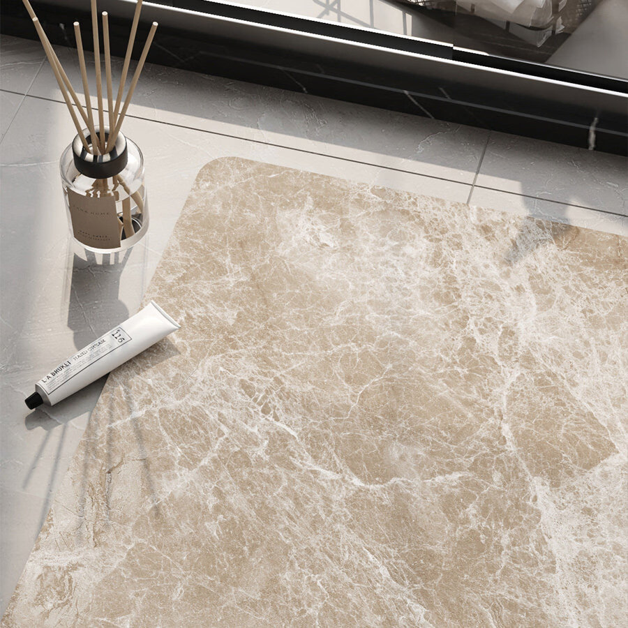 傲娇熊浴室地垫吸水防滑安全防摔垫抗污耐脏脚垫 竹音 40*60CM