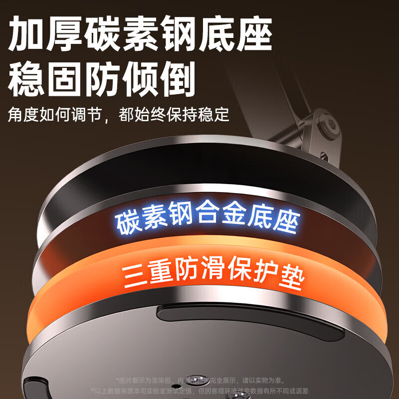 【甄选直发】【升级金属支架】手机支架桌面ipad平板折叠伸缩支撑架360°旋转四轴调节游戏网课追 升级全金属|可升降旋转折叠【枪色】