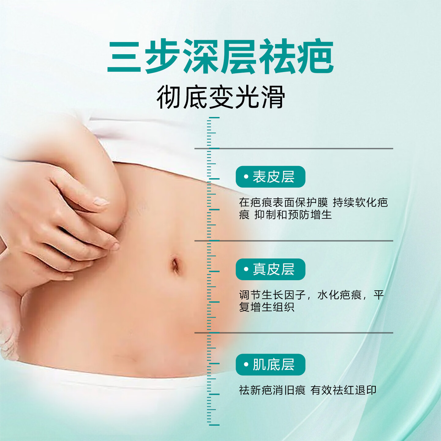 润好自风干型祛疤硅凝胶剖腹产手术后增生妊娠纹疤痕凝胶去祛疤膏医用 20g一支体验装【剖腹产术后前期新疤痕推荐】