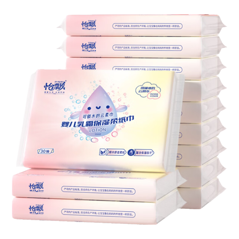 ��Ʈ ��ʪ��ֽ�������˪ֽĸӤ�� 3�� 30��*12�� 6.96Ԫ