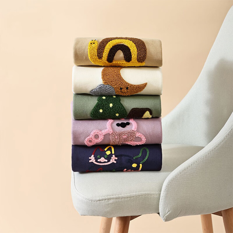 皮偌乔 PO&JO婴儿连体衣秋冬款男女宝宝可爱套头长袖哈衣爬服新生儿外出服 云月暖萌 66cm