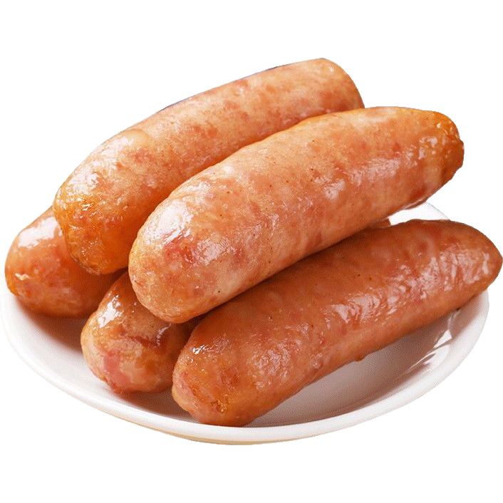 火山石烤肠地道肠肉肠脆皮香肠食材美味小热狗肠速食早餐冷冻食品 火山石地道烤肠黑椒味10根/袋*1