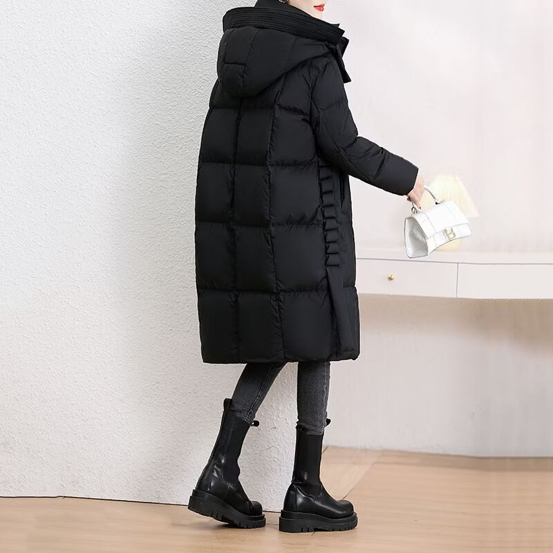 女士羽绒服女款短款中长款户外运动服饰2025年新款促销包邮 绿色 S