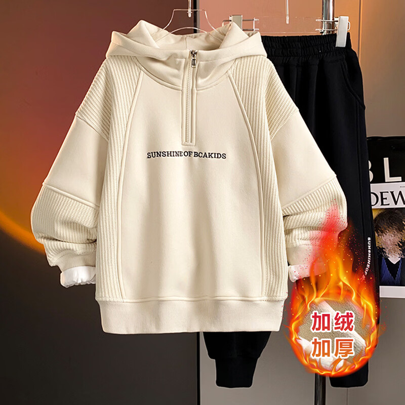 ���ܻ�ͯװ��ͯ������װ�ﶬ2025�¿�Ʀ˧�д�ͯ�ﶬ������ñ���������� ��ɫ ���� 130 ����(����125cm-130cm) 146.94Ԫ