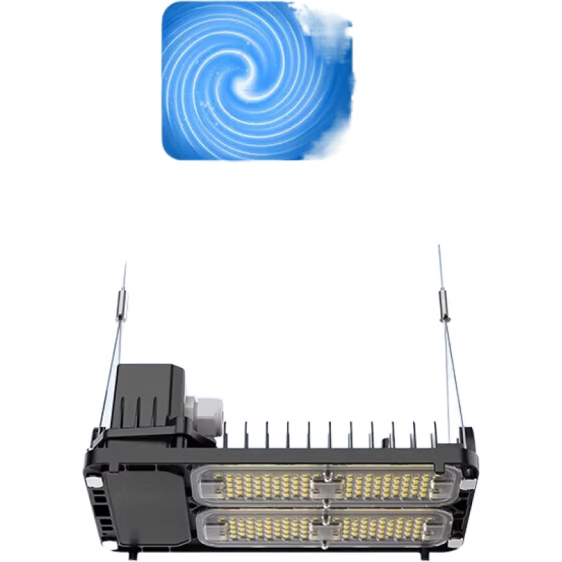 三思led植物補(bǔ)光燈全光譜多肉花店大棚花店補(bǔ)光燈水培燈綠植水草 【吊裝面板款】全光譜100W-面板植物燈