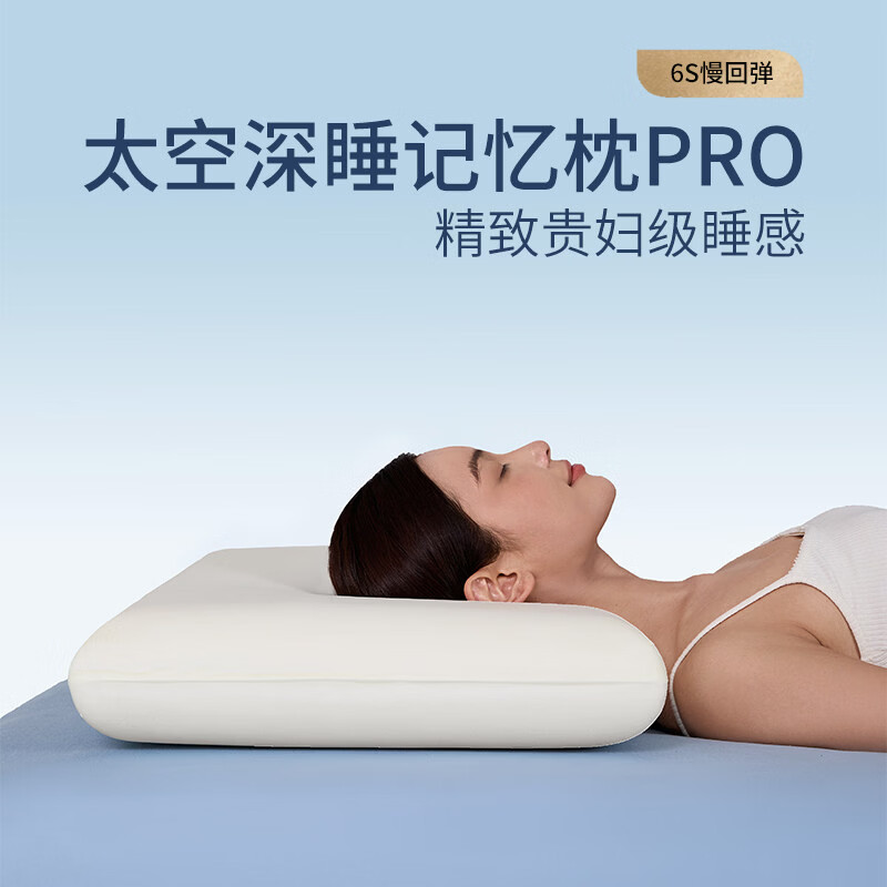 GERTHRON德国枕头记忆枕慢回弹护颈椎助睡眠酒店家用枕芯儿童成人深睡枕 单只超低枕6cm 零压深睡记忆枕