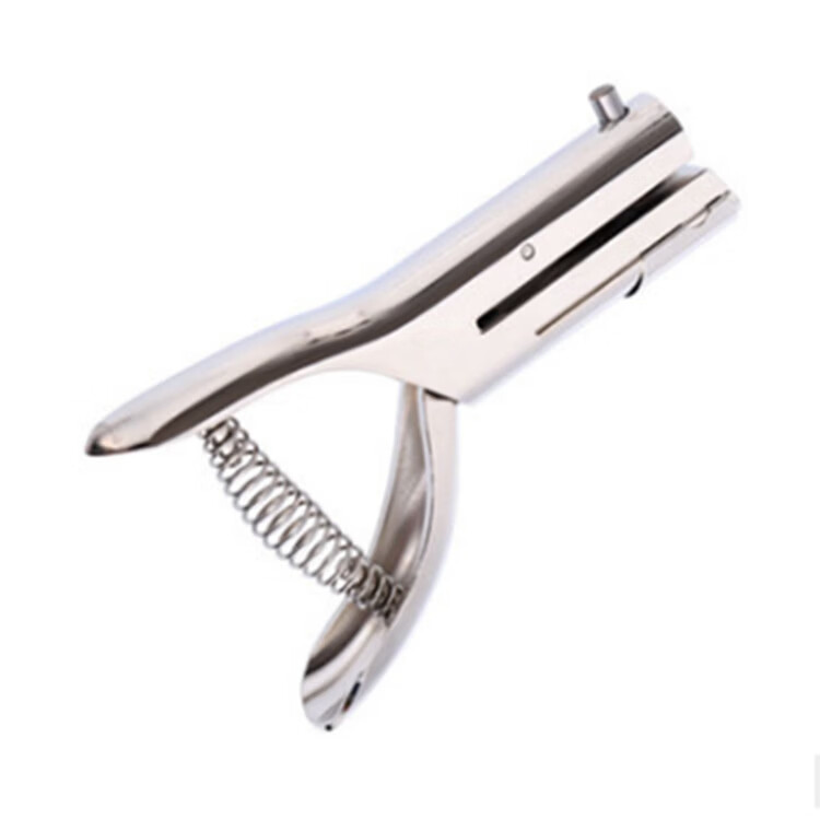 【好物优选】单孔远距离打孔机PVC卡中间打孔器3mm6mm圆孔硬胶袋开孔器打孔钳 3mm孔径