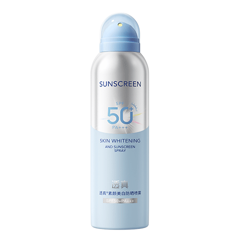 透真防晒喷雾霜男女士军训高倍户外SPF50+美白防水防汗持久防紫外线