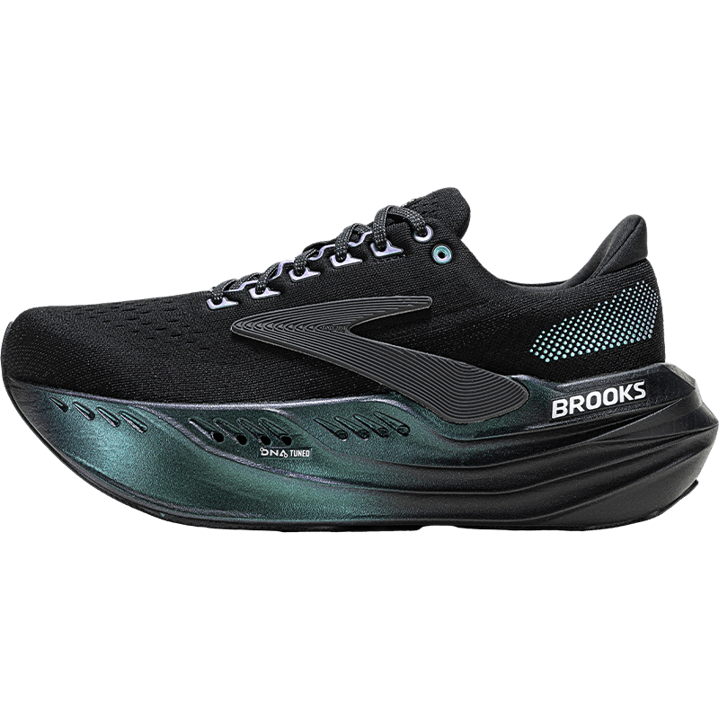布鲁克斯（BROOKS）男子Glycerin max超级甘油月光系列缓震跑鞋 极光黑/乌木色 41