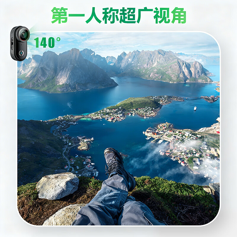 伴兮(bansy)拇指相机vlog相机随身拍摄像机拇指运动相机胸前记录仪儿童录像骑行旅游拍摄自媒体口袋小型挂脖式 新升级丨4K超清【全套配件+磁吸挂绳】手机互联 128G内存卡