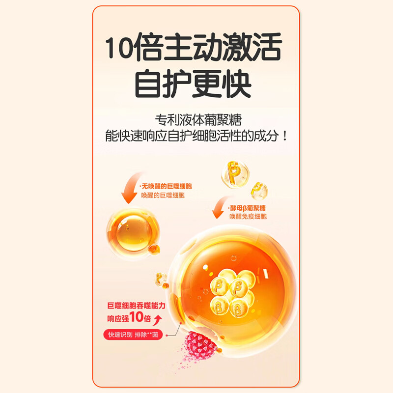澳拉童话EpiCor 酵母β-葡聚糖儿童幼儿平衡免疫 改过敏体质 酵母葡聚糖 96ml*1罐