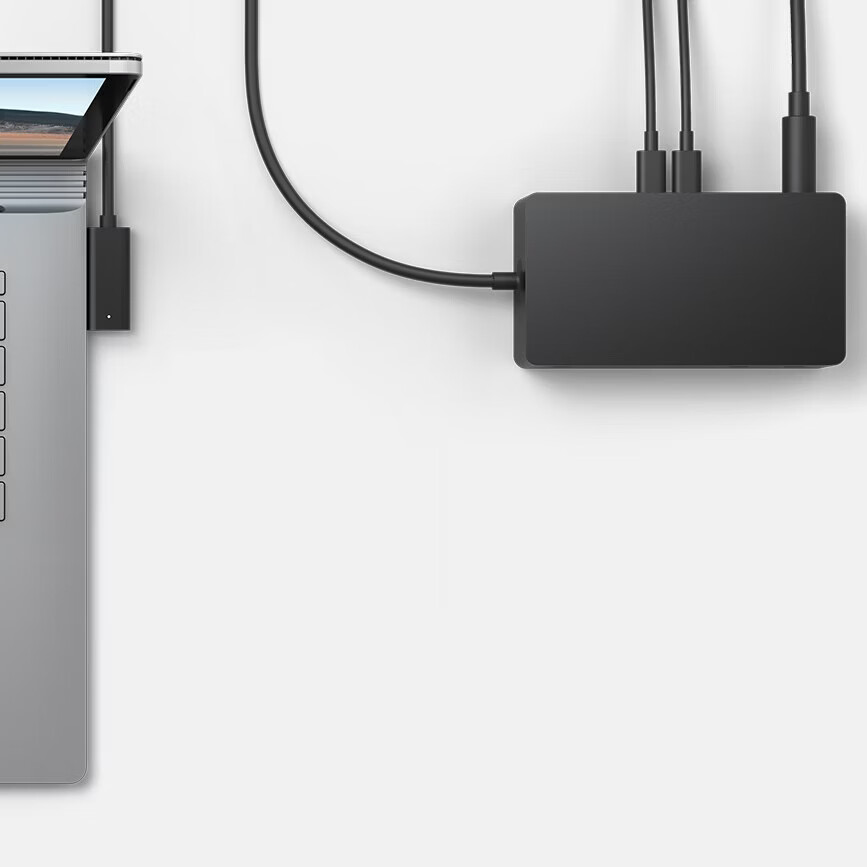 微软Surface原装扩展坞2 拓展坞4 USB-C Tyce-C HDMI 网线 多功能转接 Surface 扩展坞1【550g】