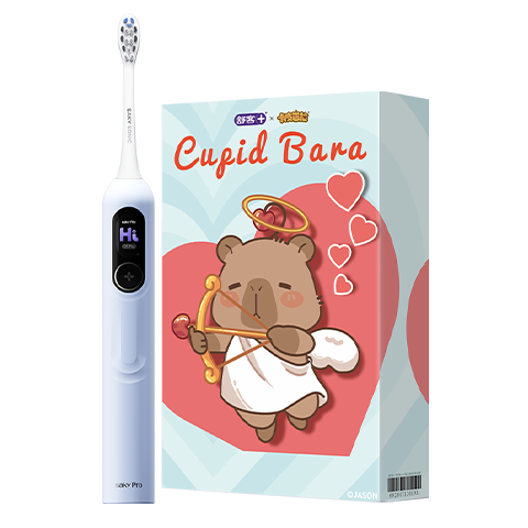 舒客大屏刷卡皮巴拉电动牙刷成人/学生送男友/女友新年生日年货节礼物G5 Pro+漏刷提醒