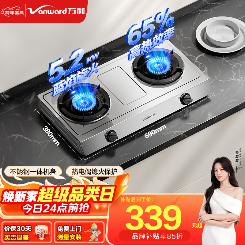 ��ͣ�Vanward����С���̨��D9�������̨ʽȼ����Ʒ�ʾ���˫��ú����ȼ�����ȫ�������65%��Ч�� ��Ȼ��  5.2KW 338.3Ԫ